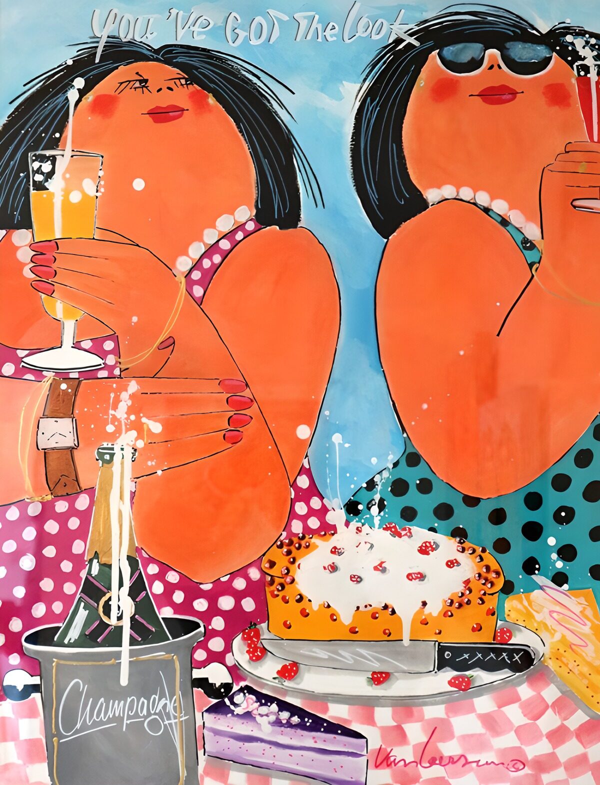 Champagne bubbles and polka-dot dreams