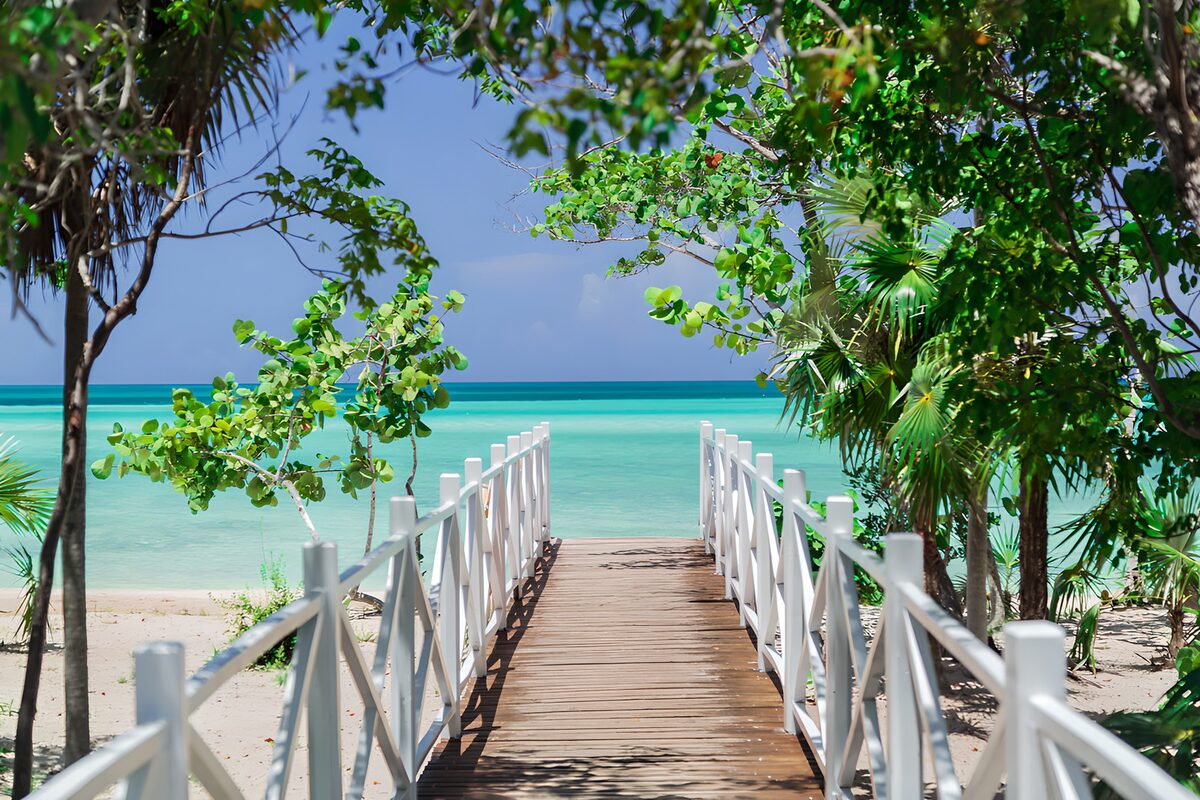 Where the boardwalk meets the blue