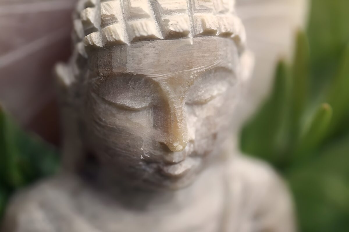Buddha statue in soft light