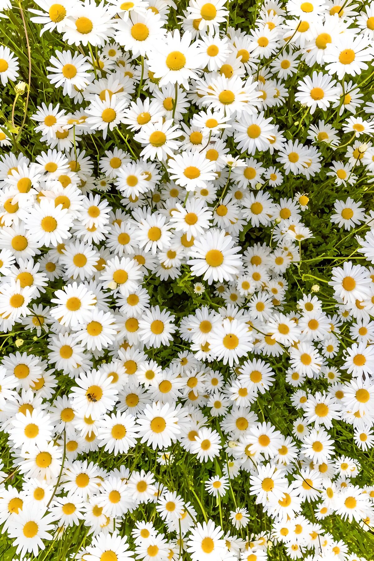 White daisies in the sunshine
